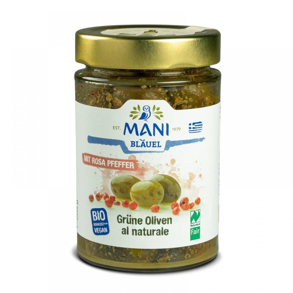 Green olives bio Mani 205gr