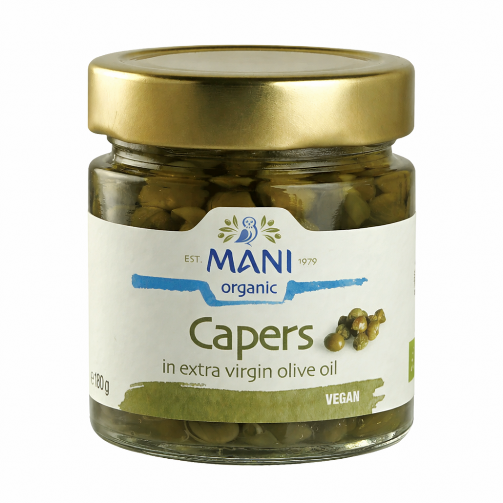 Capers organic in extra virgin olive oil 180gr