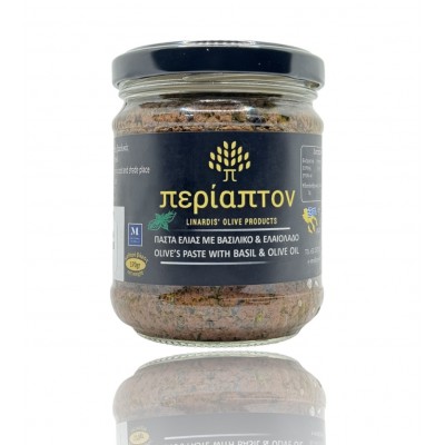 Olive paste with Basil & Olive Oil 170gr