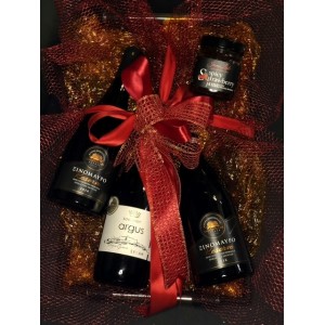 Leather tray for 2-4 premium bottles