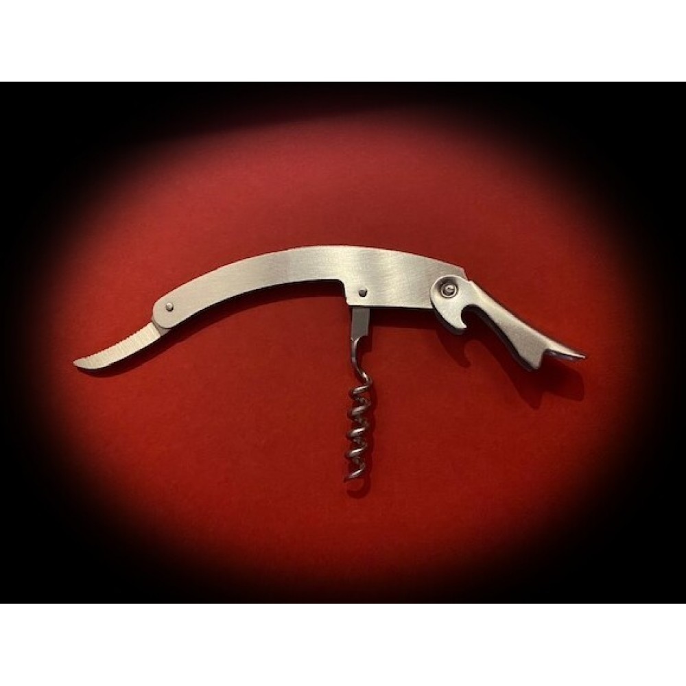 Inox wine cork opener