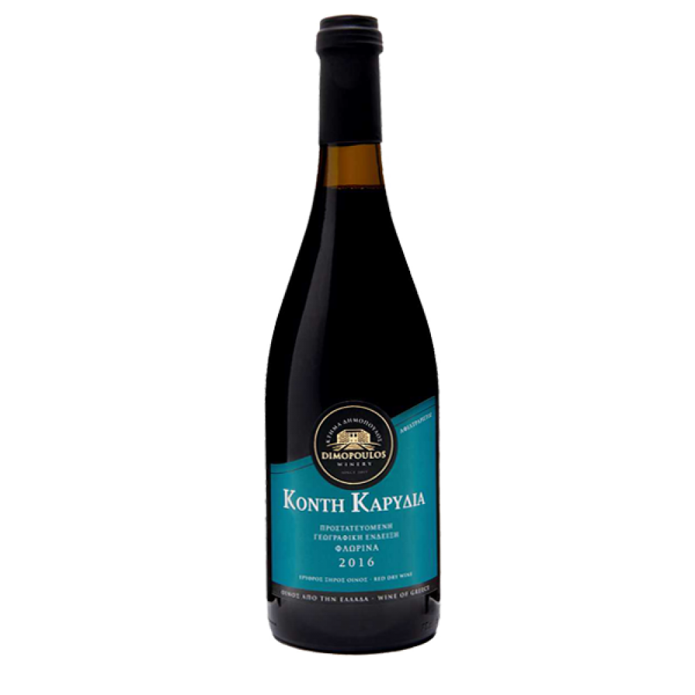 Δημόπουλος Κοντή Καρυδιά Ερυθρό, Ξινόμαυρο , Cabernet Sauvignon , Montrpulciano, Οίνοι - Κρασιά , 750 ml