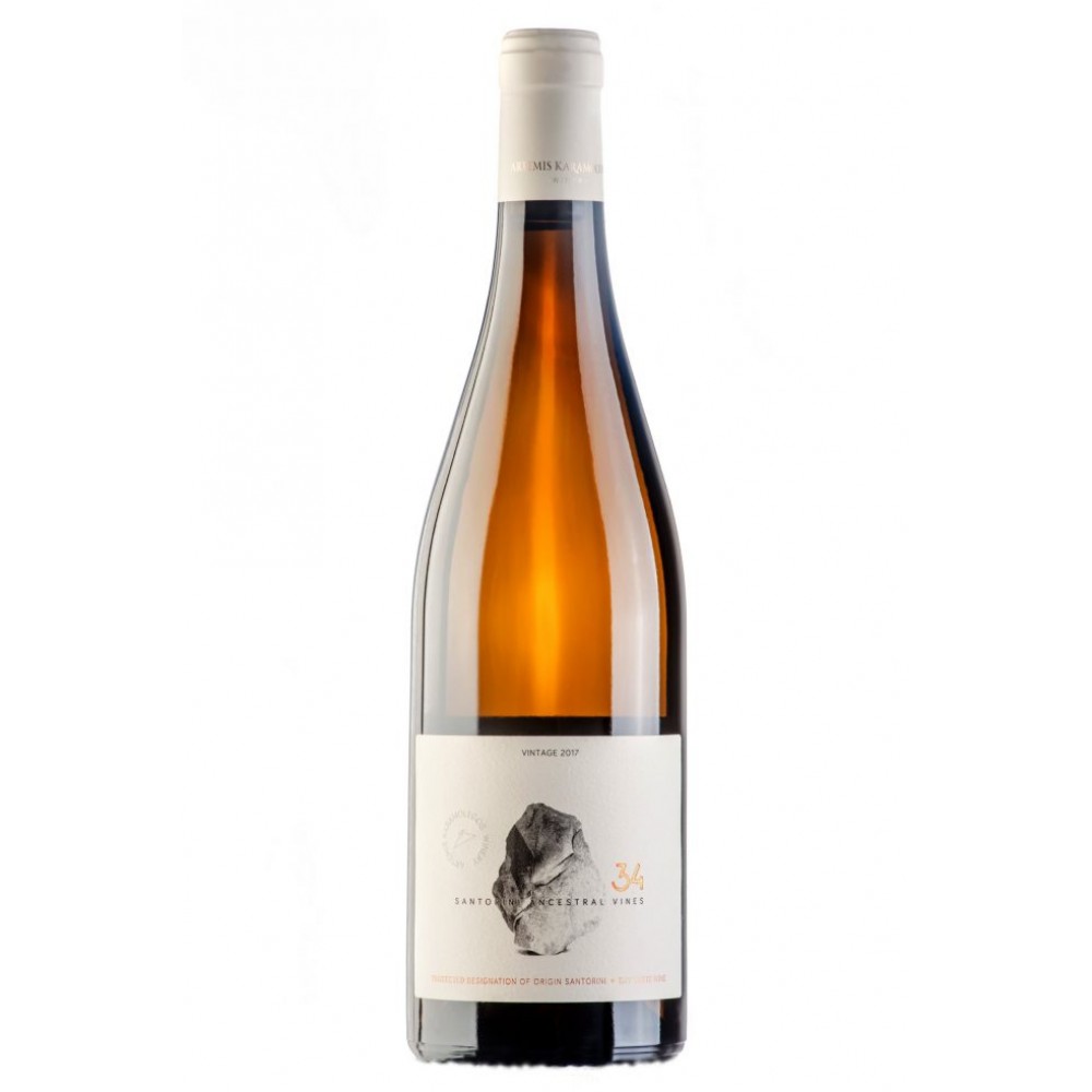 Κρασί Καραμολέγκος Σαντορίνη Λευκός 750ml Οίνοι - Κρασιά