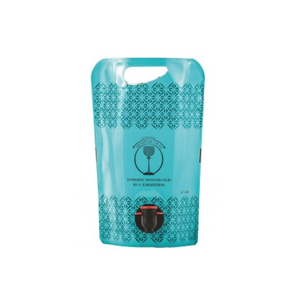 Μεσενικόλα Pouch 1,5lt Λευκό Ασσύρτικο - Chardonnay